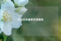 玖伍社区最低价货源站